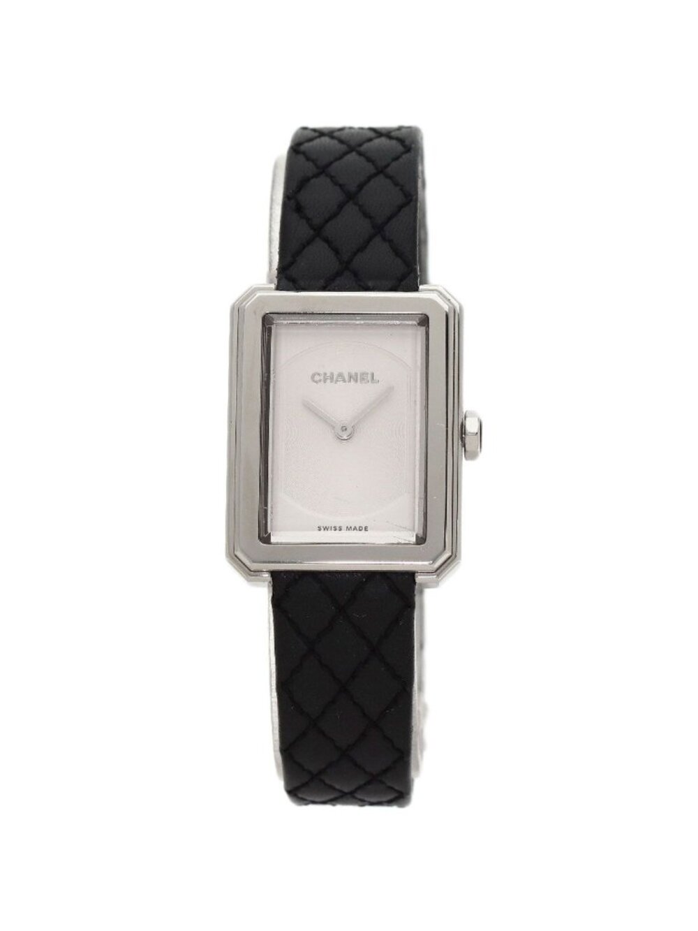 Chanel Boyfriend Small Model Watch SS Leather